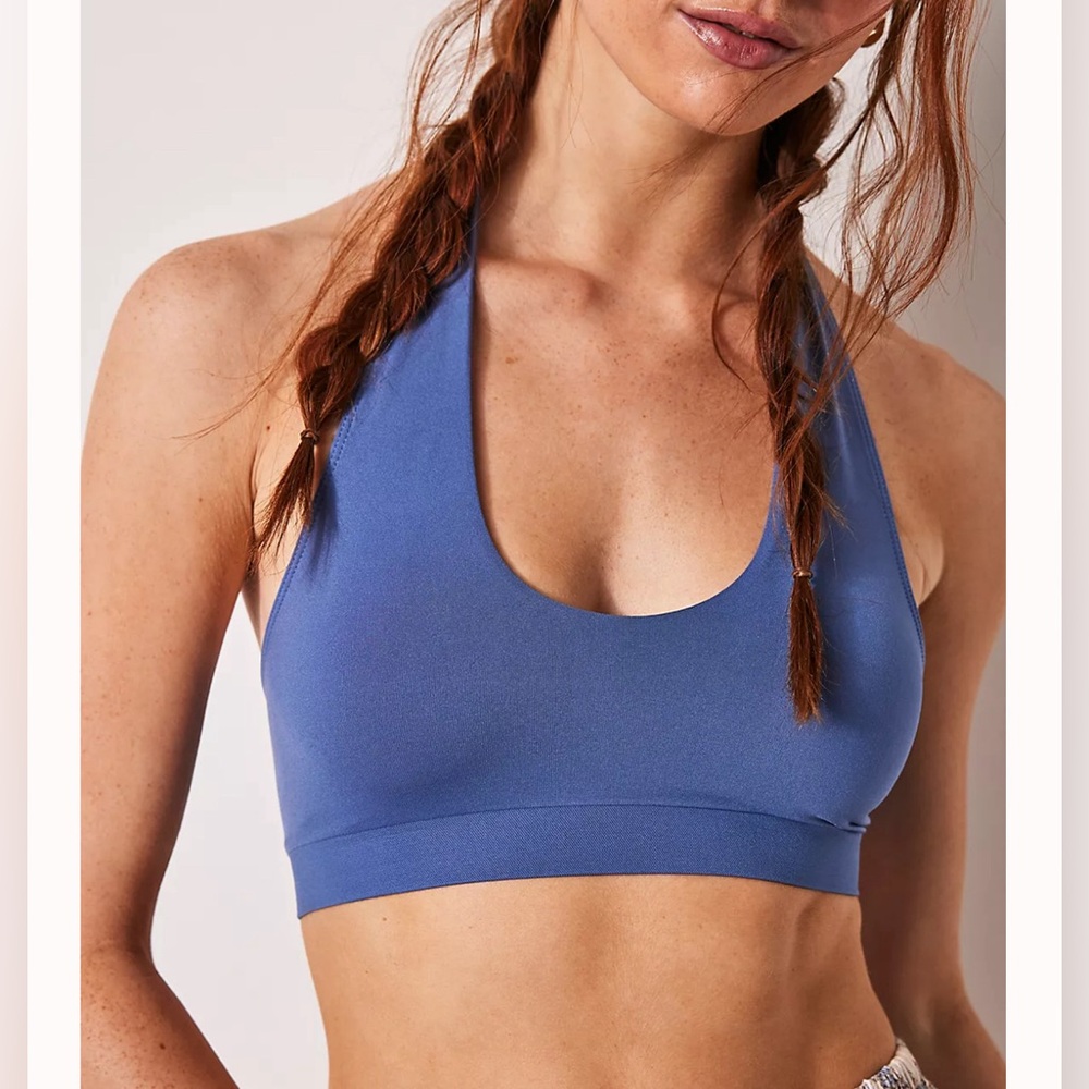 NWOT Free People Intimately Clean Lines Halter Bralette